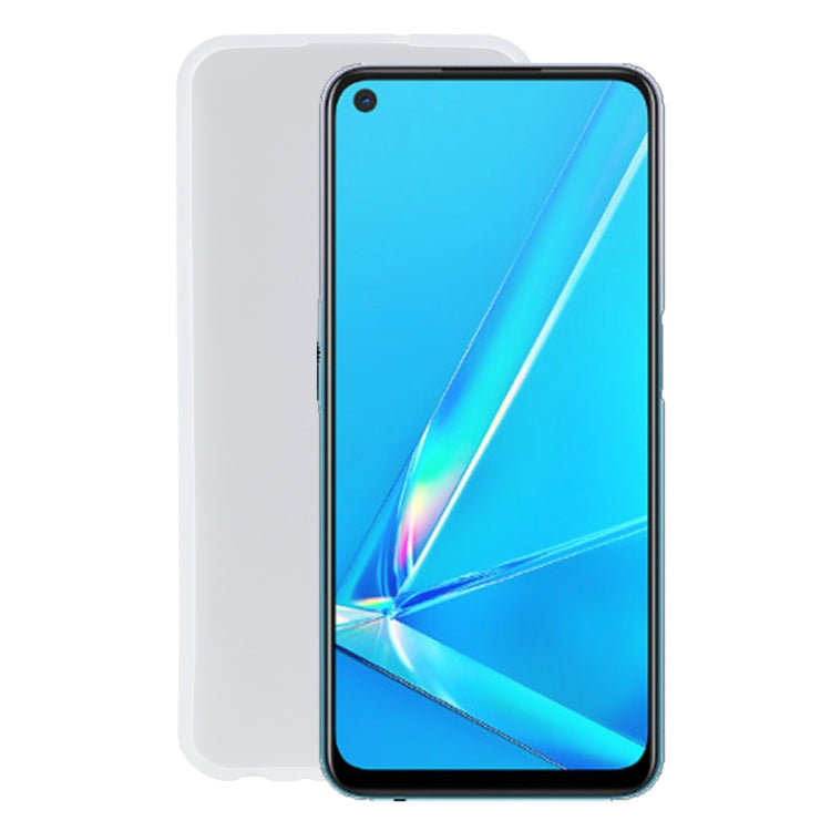 TPU Phone Case For OPPO A72(Transparent White)