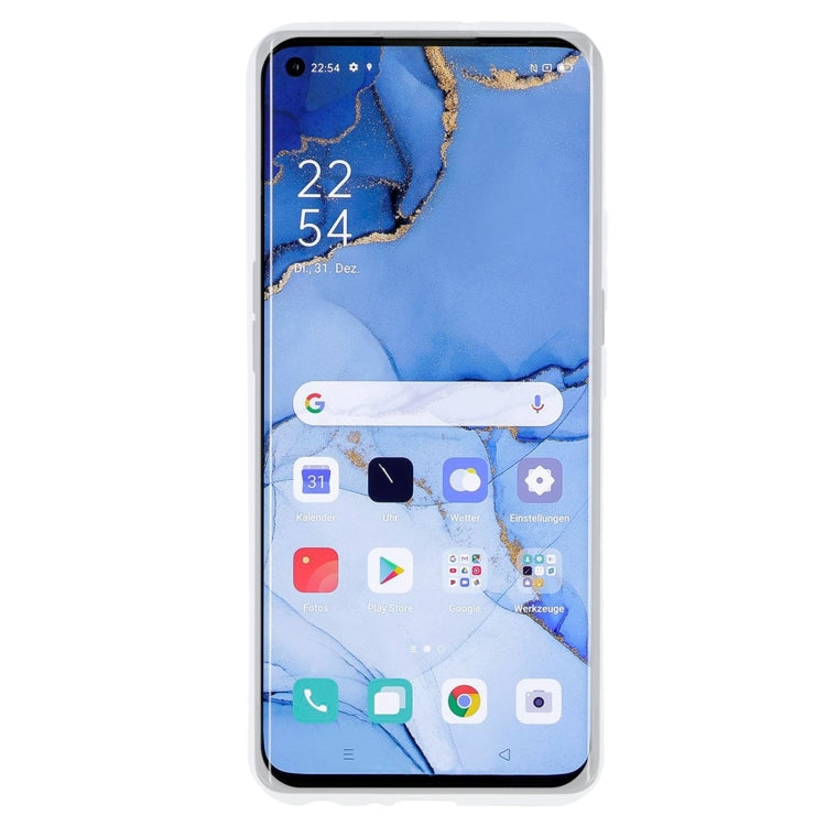 TPU Phone Case For OPPO Find X2 Neo(Transparent White)