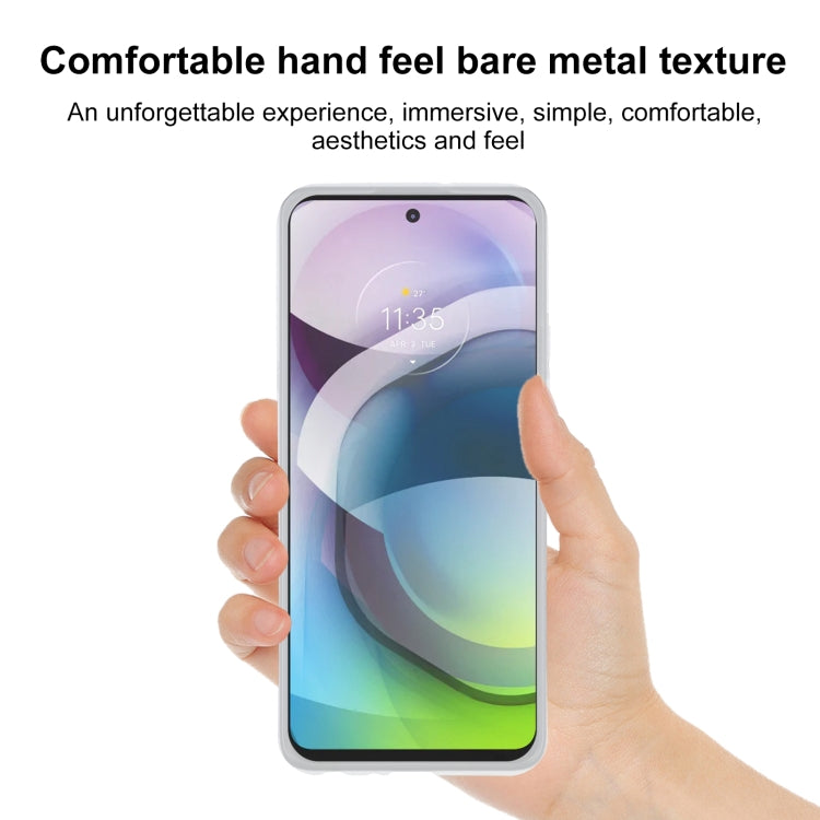TPU Phone Case For Motorola Moto G 5G(Transparent White)