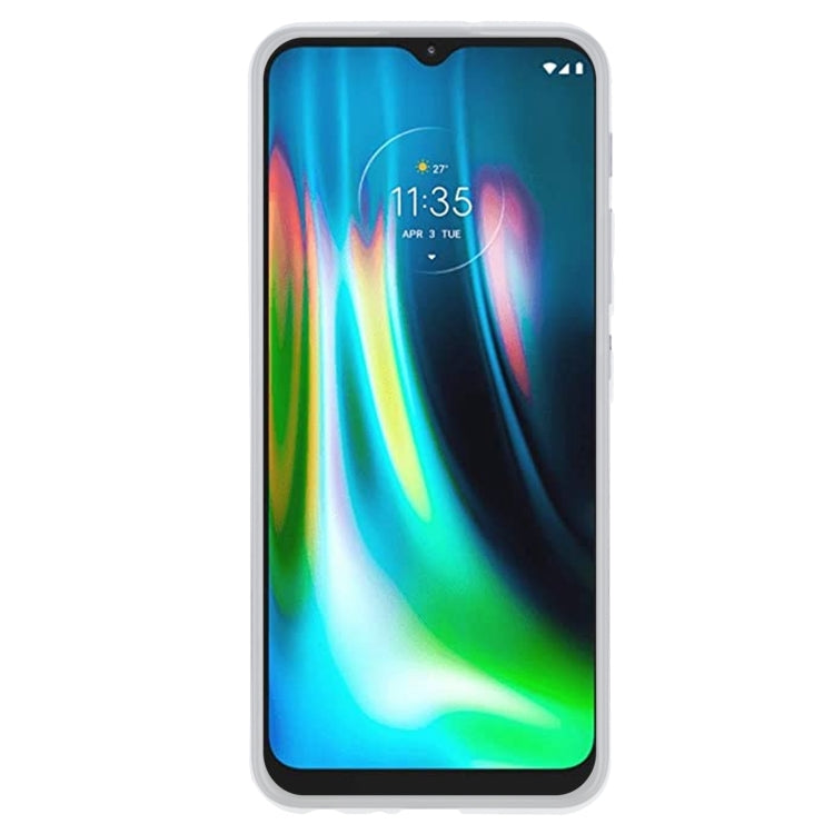 TPU Phone Case For Motorola Moto G9 (India)(Transparent White)