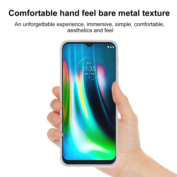 TPU Phone Case For Motorola Moto G9 (India)(Transparent White)