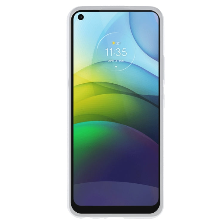 TPU Phone Case For Motorola Moto G9 Power(Transparent White)