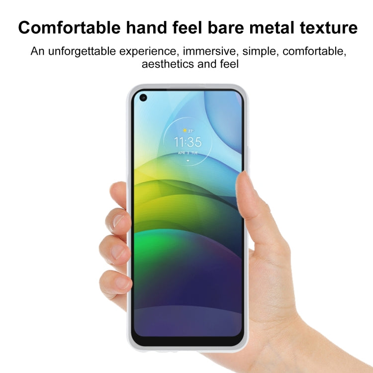 TPU Phone Case For Motorola Moto G9 Power(Transparent White)