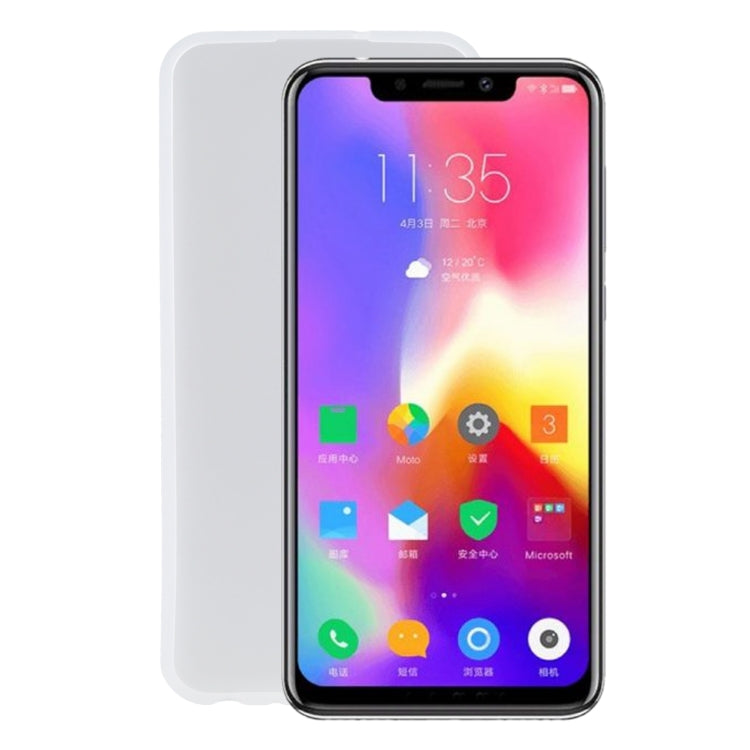TPU Phone Case For Motorola Moto P30(Transparent White)
