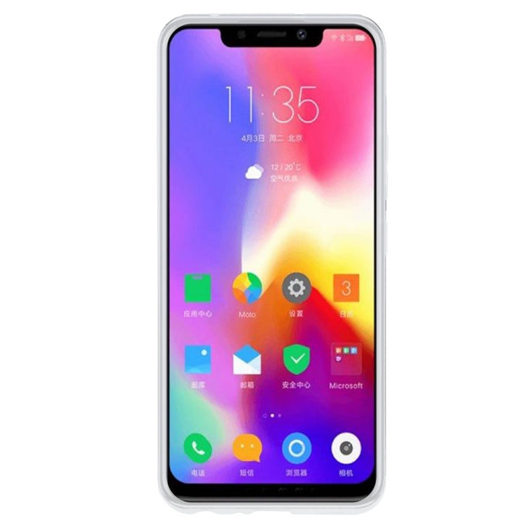 TPU Phone Case For Motorola Moto P30(Transparent White)