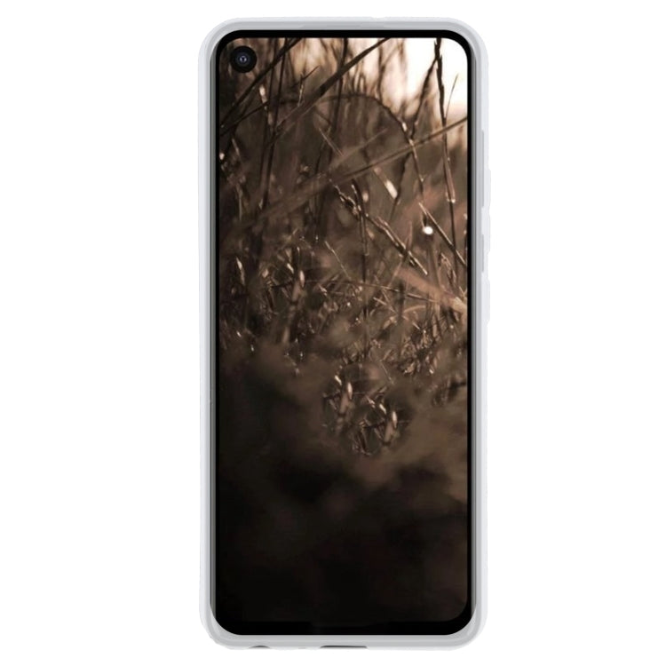 TPU Phone Case For Motorola P40(Transparent White)