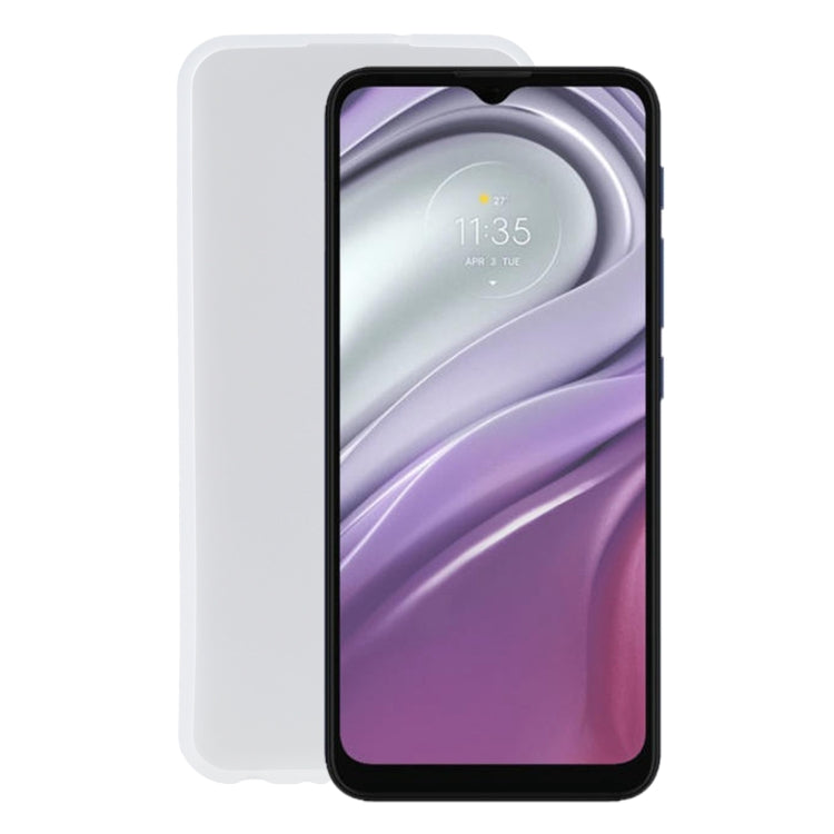 TPU Phone Case For Motorola Moto G20(Frosted White)