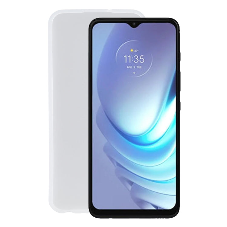 TPU Phone Case For Motorola Moto G50 5G(Frosted White)