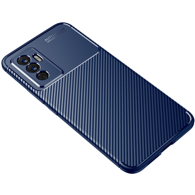 For vivo S10e Carbon Fiber Texture Shockproof TPU Phone Case