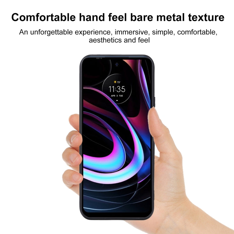 TPU Phone Case For Motorola Edge (2021)(Frosted Black)