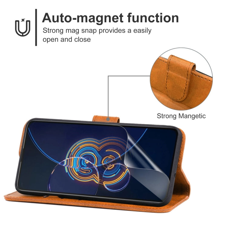 Leather Phone Case For Asus Zenfone 8 Flip