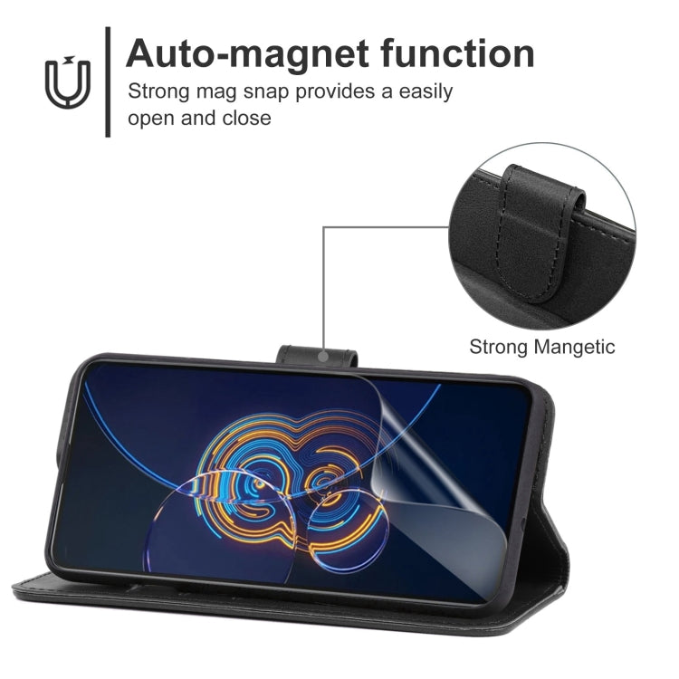 Leather Phone Case For Asus Zenfone 8 Flip