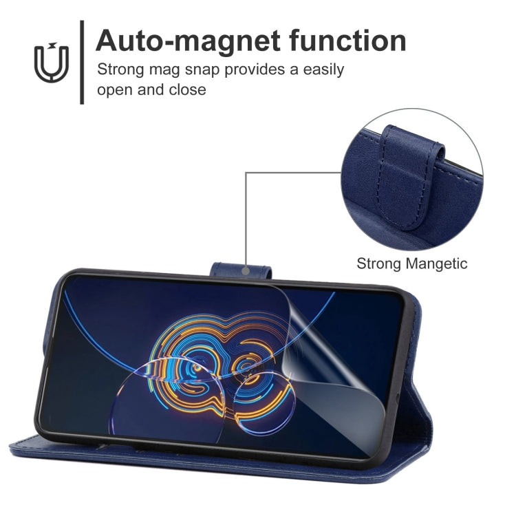 Leather Phone Case For Asus Zenfone 8 Flip