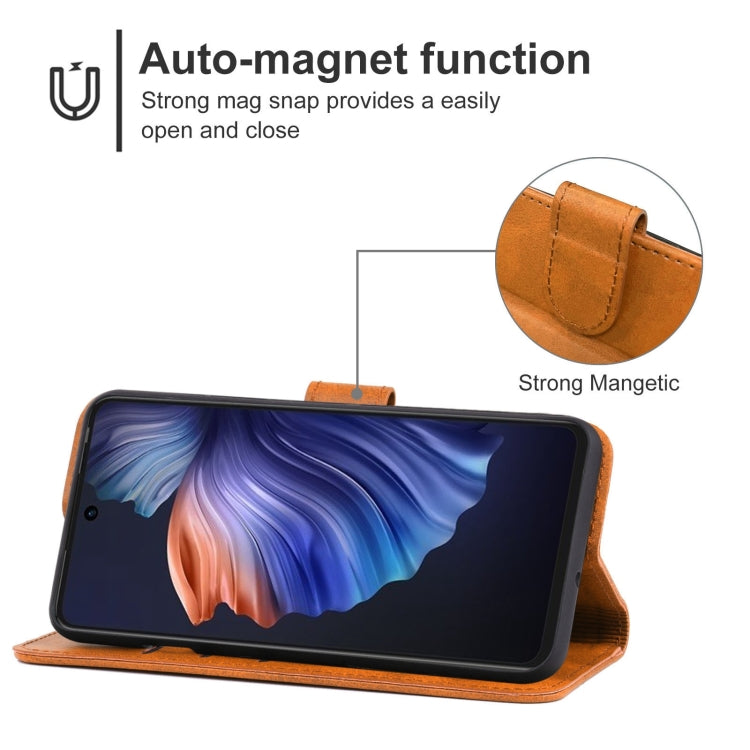 Leather Phone Case For Tecno Camon 17P