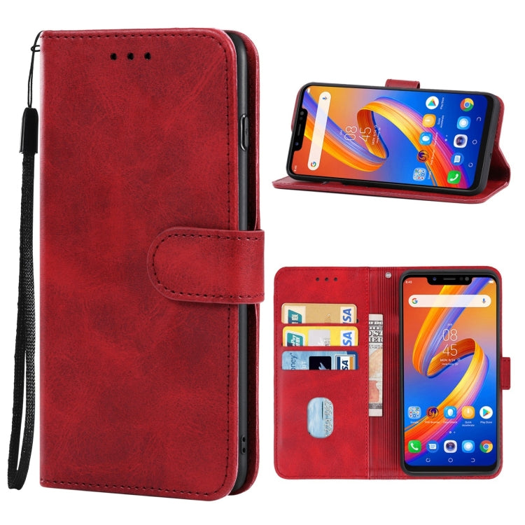 Leather Phone Case For Tecno Spark 4