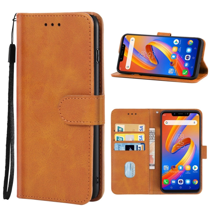 Leather Phone Case For Tecno Spark 4