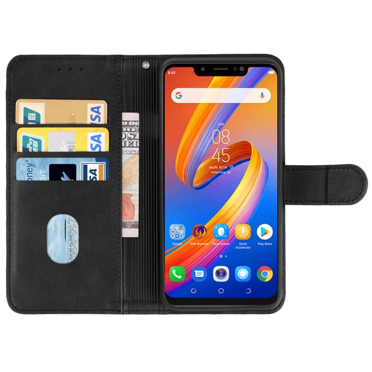 Leather Phone Case For Tecno Spark 4