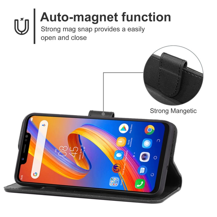 Leather Phone Case For Tecno Spark 4
