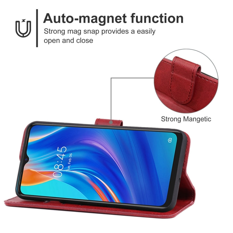 Leather Phone Case For Tecno Spark 7P