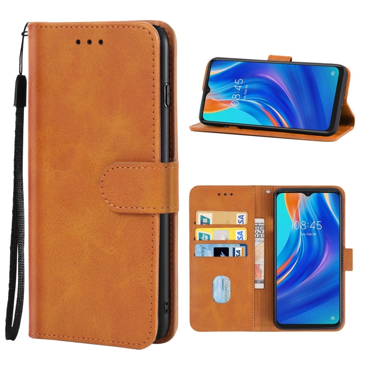 Leather Phone Case For Tecno Spark 7P