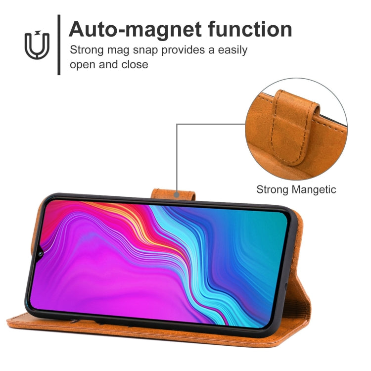 Leather Phone Case For Tecno Spark Go 2020