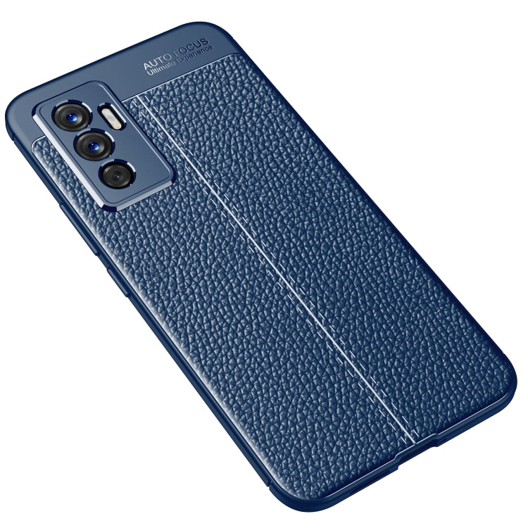 For vivo S10e Litchi Texture TPU Shockproof Phone Case