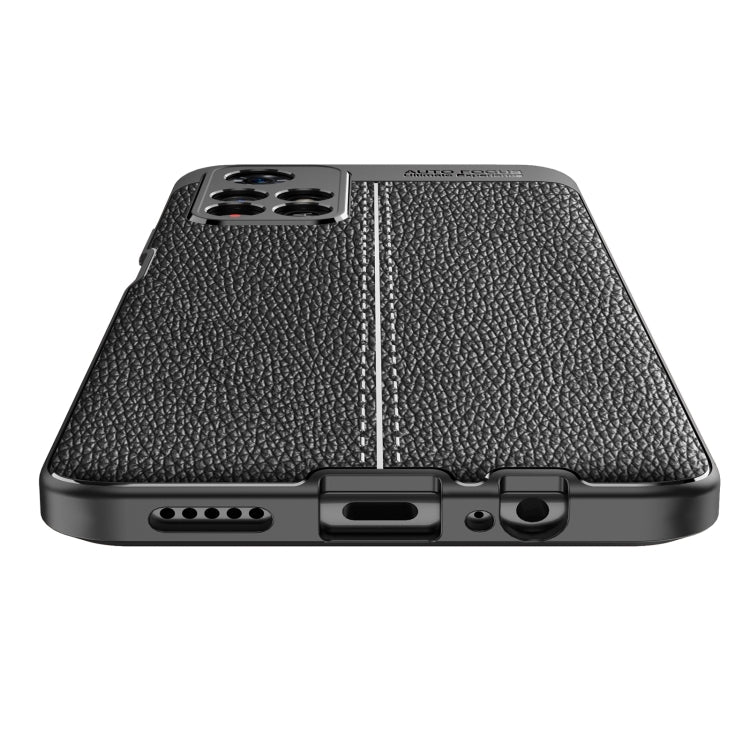 For Xiaomi Redmi Note 11 Litchi Texture TPU Shockproof Phone Case