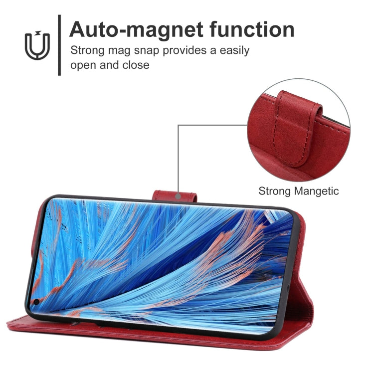 For OPPO Find X2 Leather Phone Case