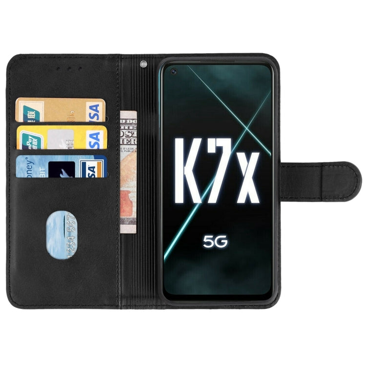 For OPPO K7x Leather Phone Case