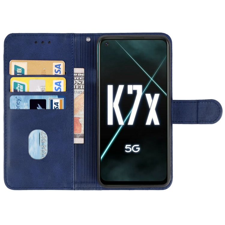 For OPPO K7x Leather Phone Case