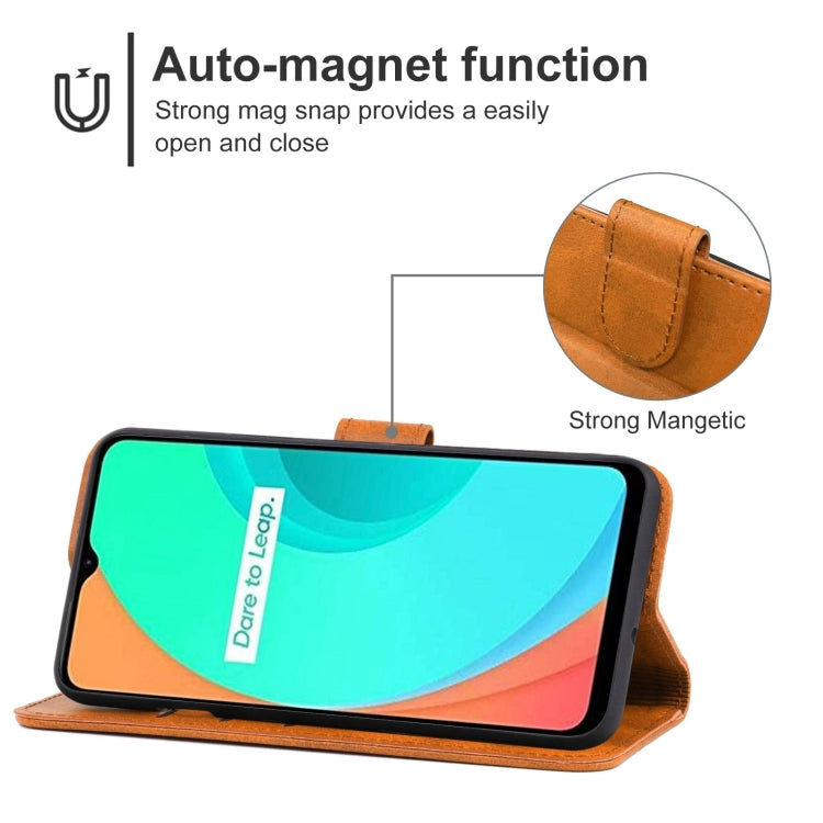 For OPPO Realme C11 2021 Leather Phone Case