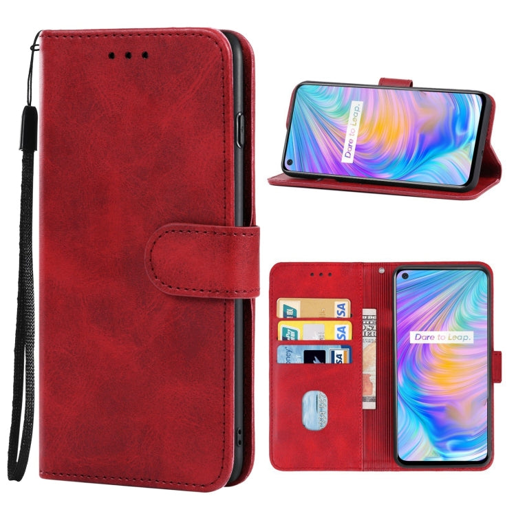 For OPPO Realme Q2 Leather Phone Case
