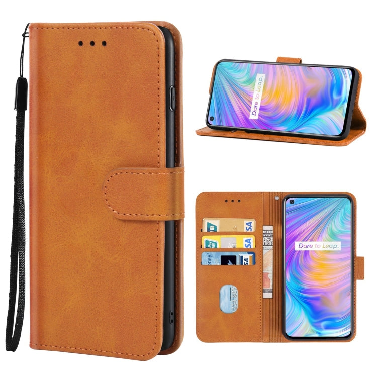 For OPPO Realme Q2 Leather Phone Case