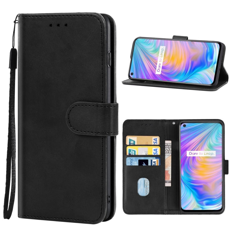 For OPPO Realme Q2 Leather Phone Case