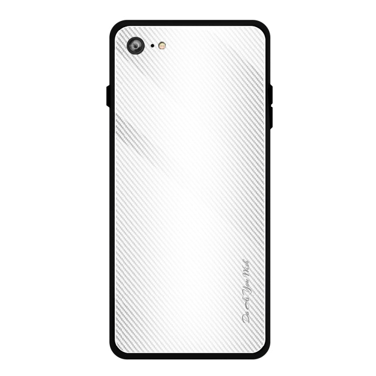 For iPhone SE 2022 / SE 2020 / 8 / 7 Texture Gradient Glass Protective Case