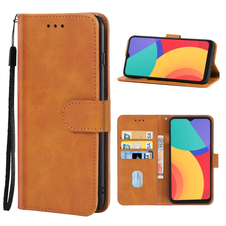 Leather Phone Case For Alcatel 1L (2021)