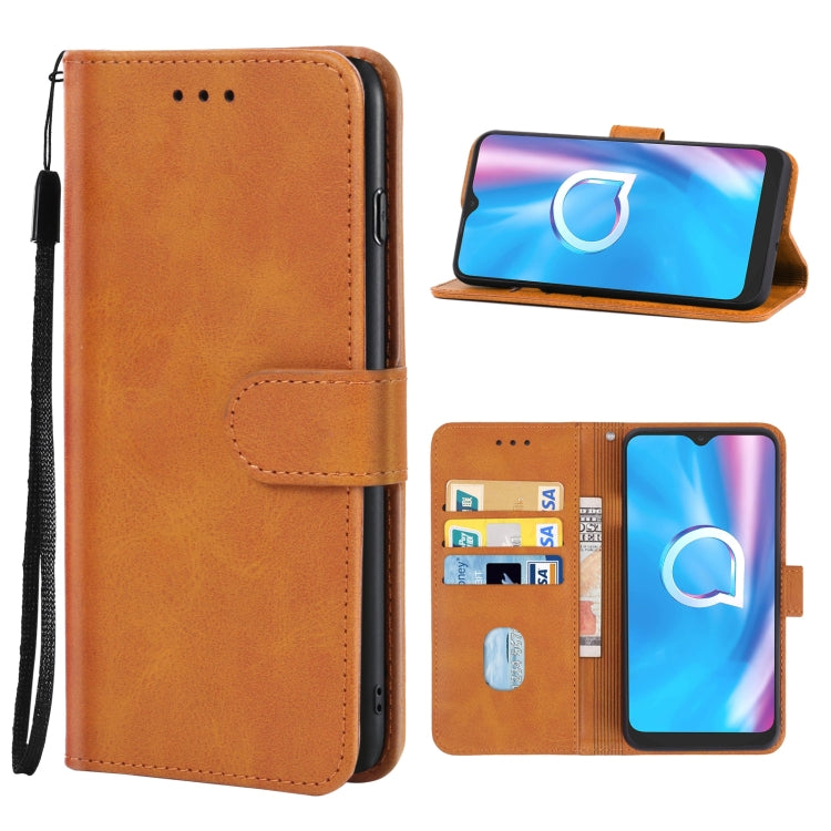 Leather Phone Case For Alcatel 1SE 2020