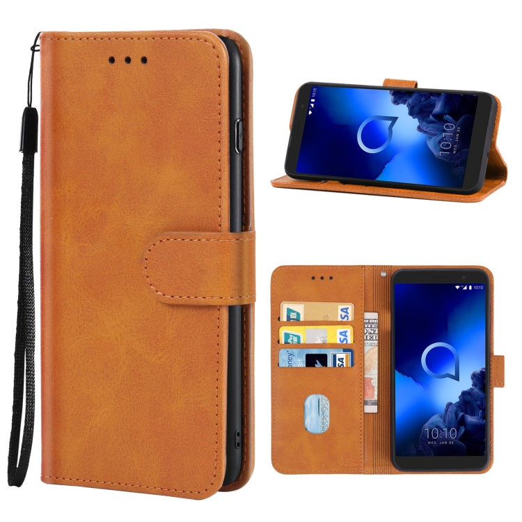 Leather Phone Case For Alcatel 1x (2019)