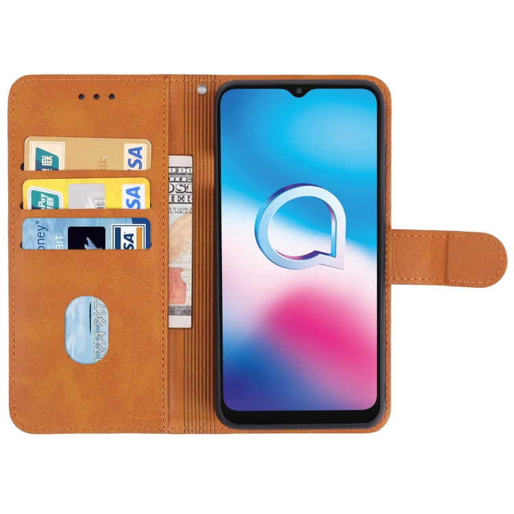 Leather Phone Case For Alcatel 3X (2020)