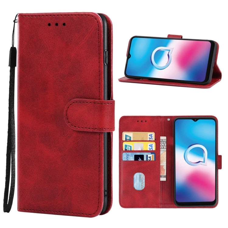 Leather Phone Case For Alcatel 3X (2020)
