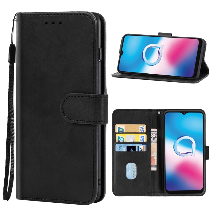 Leather Phone Case For Alcatel 3X (2020)