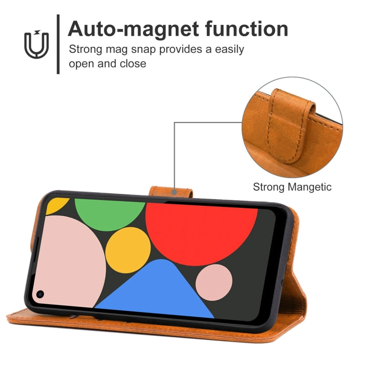 Leather Phone Case For Google Pixel 5a