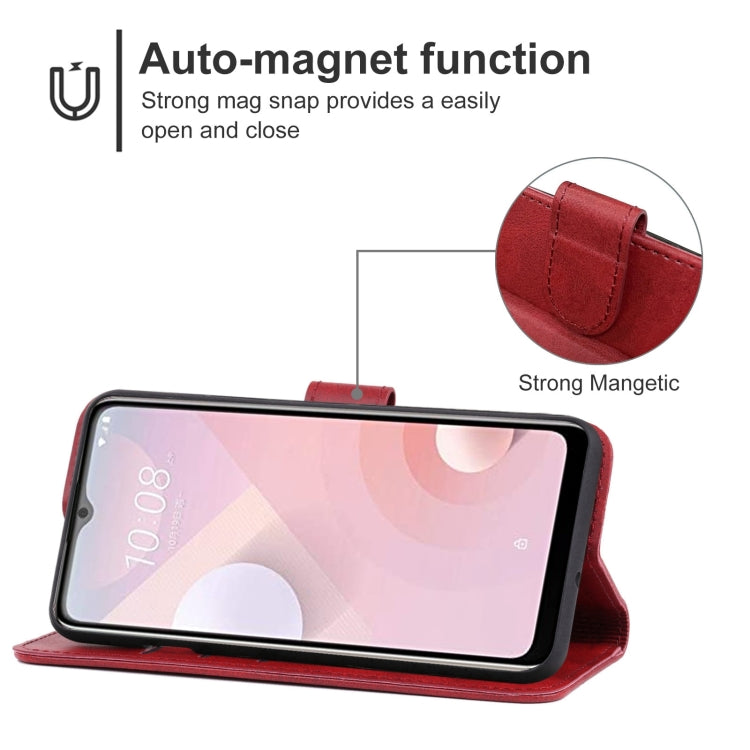 Leather Phone Case For HTC Desire 20+
