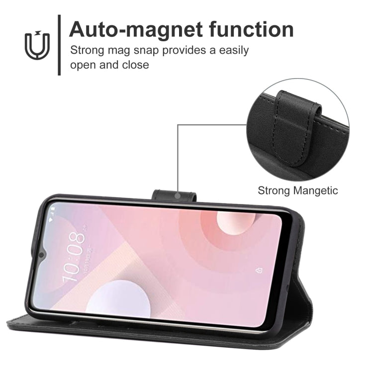 Leather Phone Case For HTC Desire 20+