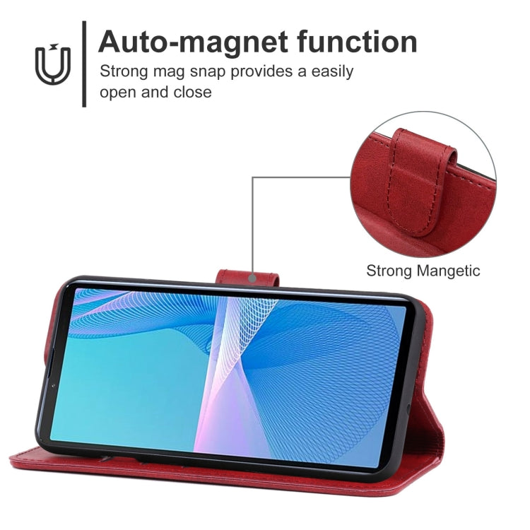 Leather Phone Case For Sony Xperia 10 III Lite