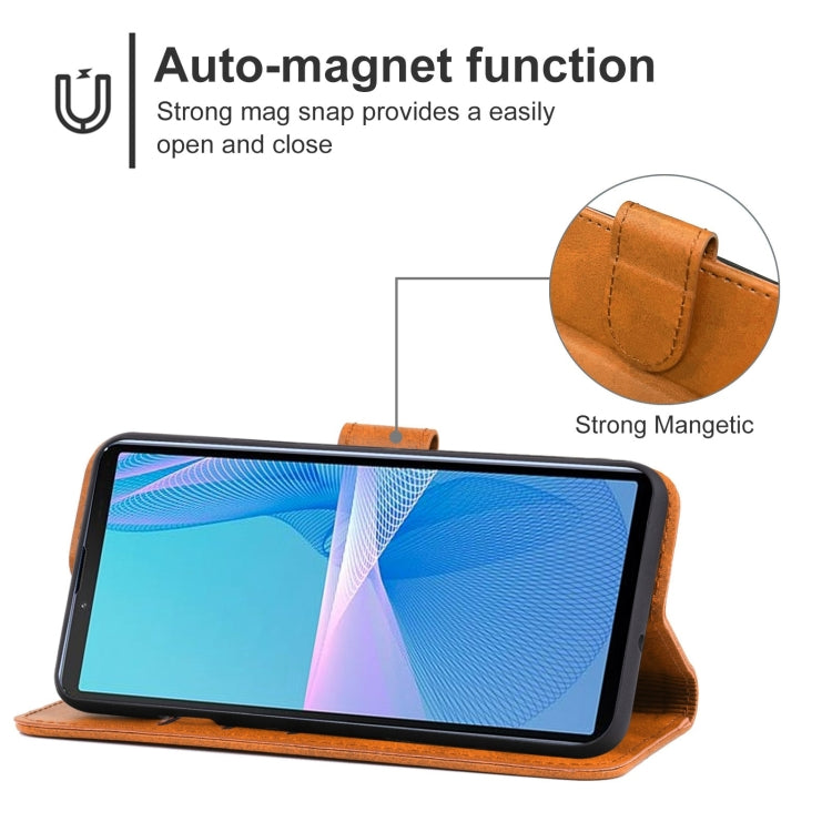 Leather Phone Case For Sony Xperia 10 III Lite