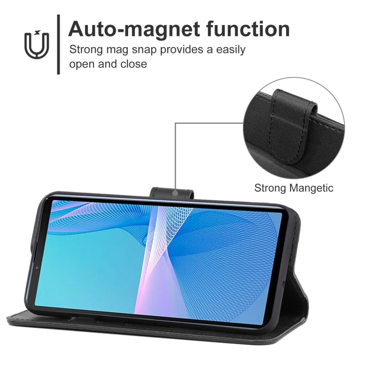Leather Phone Case For Sony Xperia 10 III Lite