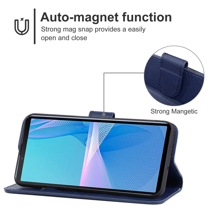 Leather Phone Case For Sony Xperia 10 III Lite