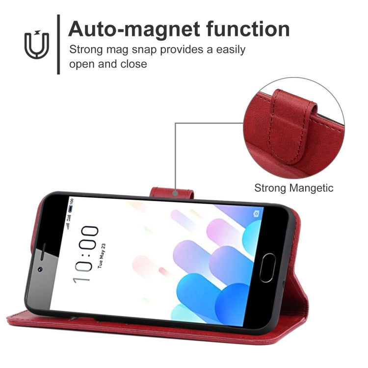 Leather Phone Case For Meizu M5c