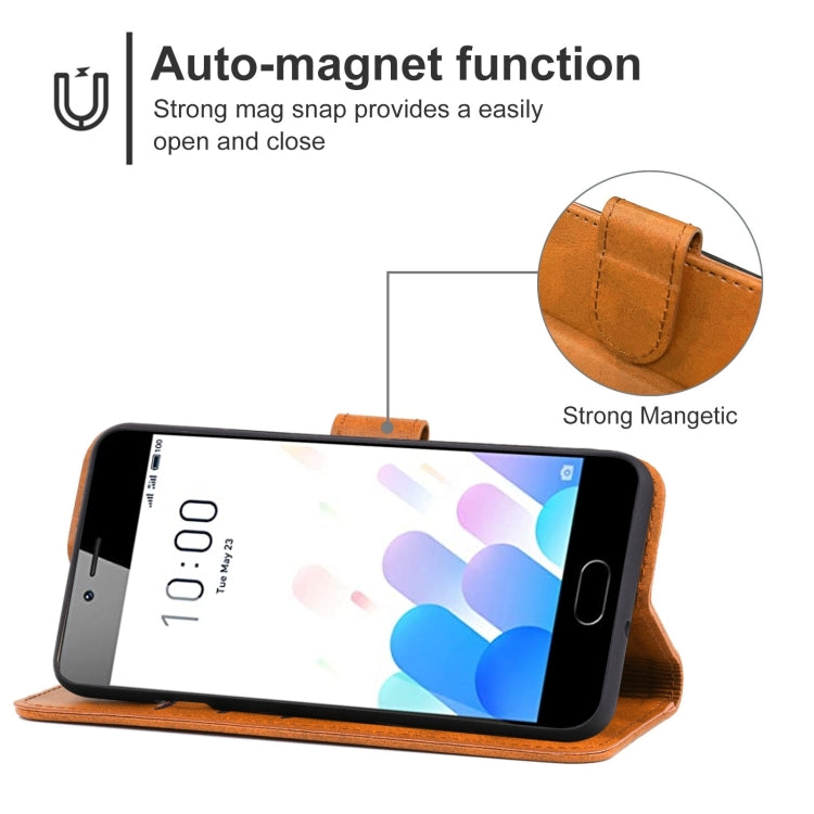 Leather Phone Case For Meizu M5c